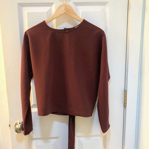 Wilfred Open Back Blouse - NWT!